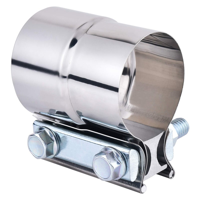 ESPEEDER ZFBB2.25" Lap Joint Band Clamp Exhaust Clamps Pipe Repair Parts Stainless Steel - Image 1